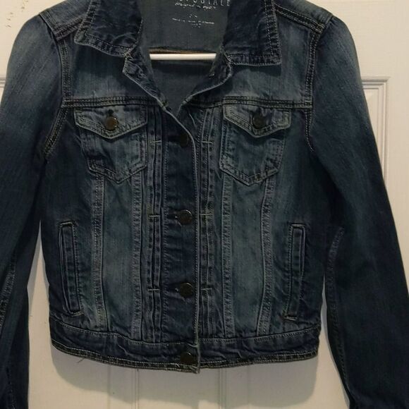 Aeropostale denim jacket Sz M EUC - Picture 2 of 4